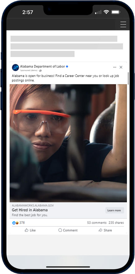 ADOL_phone_1 alabama dept of labor ad example on phone
